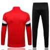 Manchester United Chaqueta De Entrenamiento Trajes 2022/23 Roja Blanca
